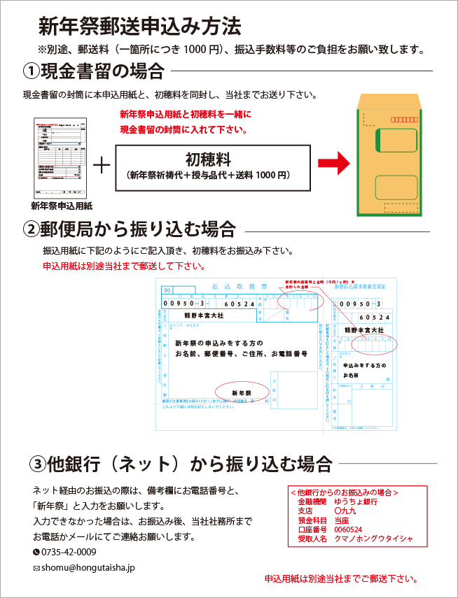 初穂料の納め方